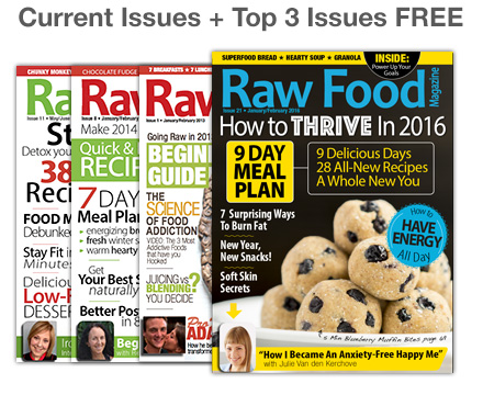 3 Free Raw Food Magazine Issues January 2016