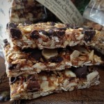 Almond Banana Brittle Cookie Squares