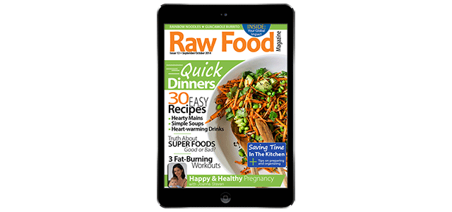 raw food recipes for dinner