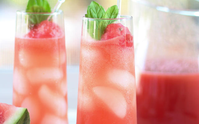 Watermelon Shrub Probiotic Summer Drink