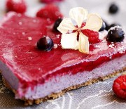Blueberry Raspberry Cheesecake