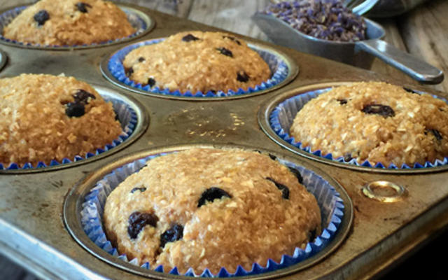 Lavender Blueberry Muffins