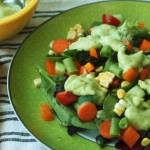 Vegan Avocado Ranch Salad