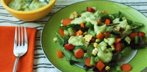 Vegan Avocado Ranch Salad FTR