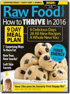 raw food magazine issue 21 cover