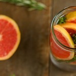 Rosemary Grapefruit Infused Water