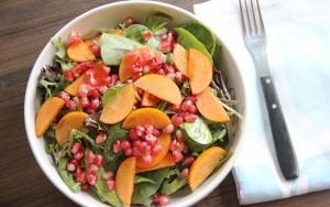 Pomegranate Persimmon Salad