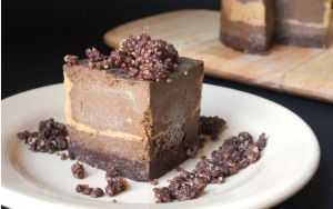 Raw Chocolate Brownie Ice Cream Cake FTR