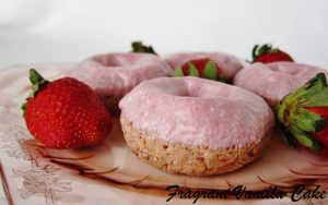 Strawberry Raw Vegan Donuts