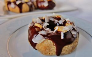 chocolate-almond-coconut-donuts