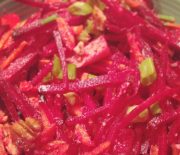 Quick Apple and Beets Slaw