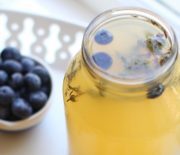 Blueberry and Thyme Meyer Lemonade