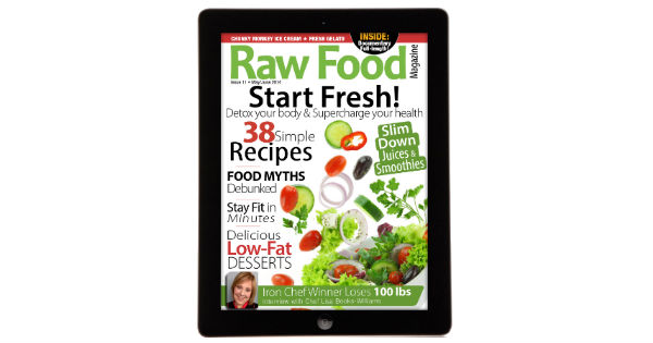 raw food magazine spring issue