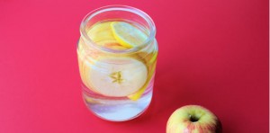Lemon Ginger Apple Infused Water