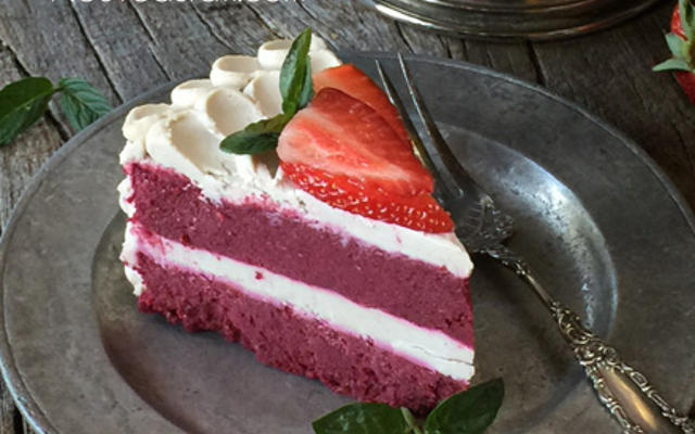 Strawberry Red Velvet Cake