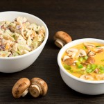 Cozy Cole Slaw and Red Bell Pepper Miso Soup