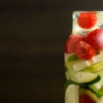 Raspberry Cucumber Limeade