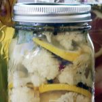 Mediterranean Pickled Cauliflower