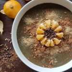 Orange Carob Smoothie Bowl
