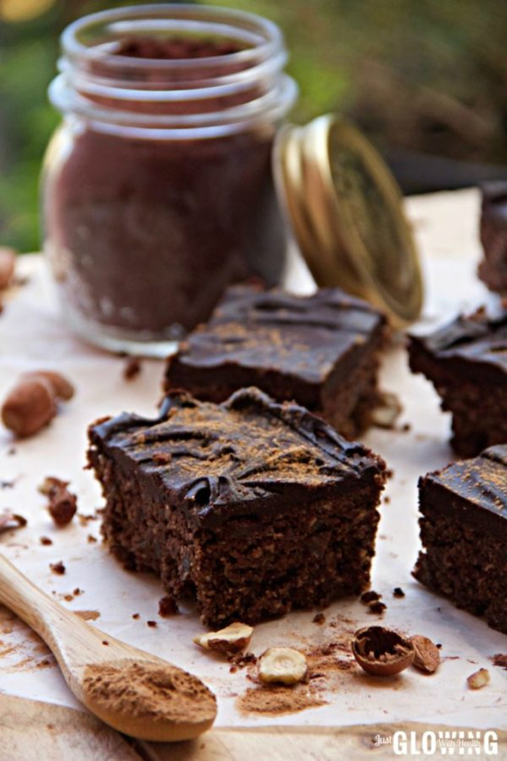 Spicy Chocolate Brownies Tall