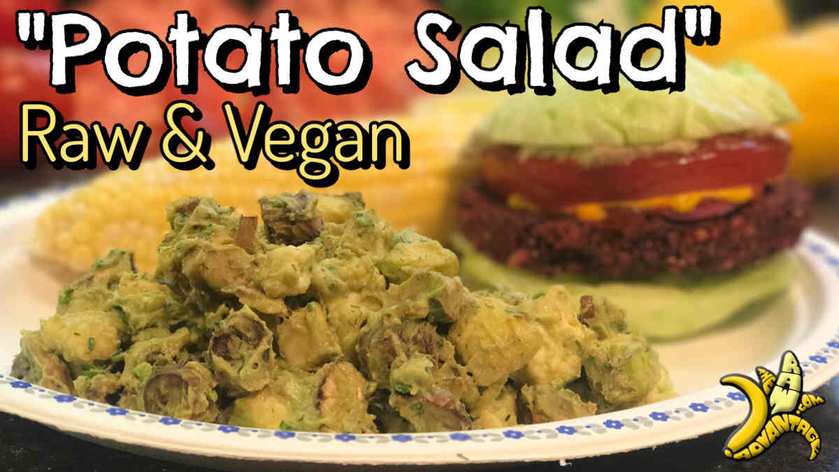 Raw Vegan Creamy Potato Salad